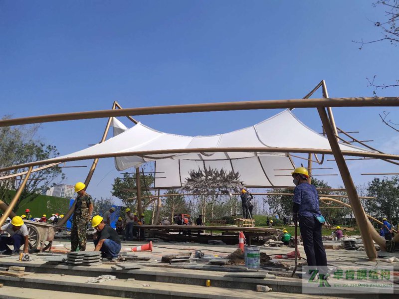 膜结构景观:新时代风景线中的魅力绽放